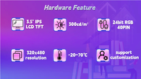 Carte de contrôle TFT LCD capacitif, écran tactile 320x240, écran 3,5 pouces