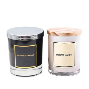 1 white black sublimation candle jar supplier supspeckled candle jar special candle jar with lid