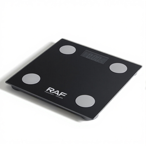 Balance de salle de bain numérique RAF étanche avec fonction tare pour la promotion personnelle, mesure du poids corporel et de la graisse corporelle R.10022 - Product Image 3
