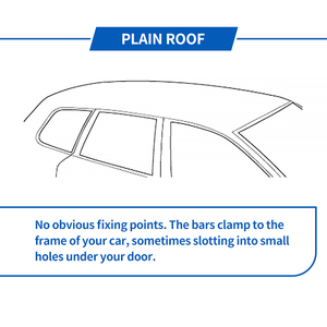 Barres transversales de toit en aluminium pour rails latéraux simples avec interstice réglable et verrous, pour SUV, berlines et fourgonnettes - Product Image 5
