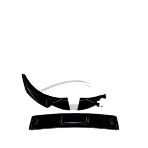 Alerón Delantero Deportivo, Divisor de Parachoques, Negro, ABS, Kit de Carrocería para <span class=keywords><strong>Audi</strong></span> A4 B8 2017 2018 2019, Repuestos, Accesorios de <span class=keywords><strong>Tuning</strong></span> - Product Image 1