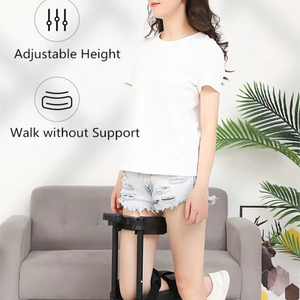 <span class=keywords><strong>Andador</strong></span> Telescópico de Una Sola Pata, Soporte para Caminar sin Manos, Bastón para Rodilla, Muleta de Apoyo para Movilidad de Pierna y Rodilla - Product Image 3