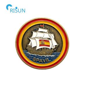 Monedas Conmemorativas Personalizadas con la Bandera Española, Recuerdos de las Fuerzas Veteranas, Medallón Personalizado, Moneda de Desafío de España - Product Image 5