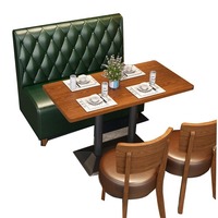 Ensemble de meubles de restaurant, canapé, café, hôtel, club, ensemble de salle à manger classique de style américain