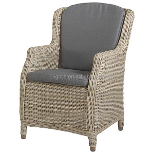 Tavolo Rotondo di Lusso in <span class=keywords><strong>Vimini</strong></span> Intrecciato per 4 Persone e Sedie da Giardino in Rattan per Sala da Pranzo all'Aperto - Product Image 4