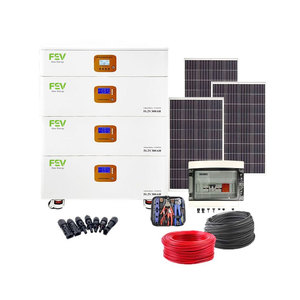 Sistema Solar Completo de 5KW, <span class=keywords><strong>8KW</strong></span>, 10KW, Kit Solar Completo Híbrido, Conectado a la Red, para el Hogar, Sistema de Energía Solar - Product Image 1