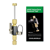 Outil de démontage de valve sous vide CWD-VC1 pour systèmes de climatisation R22, R12, R407, R410, R404, R32