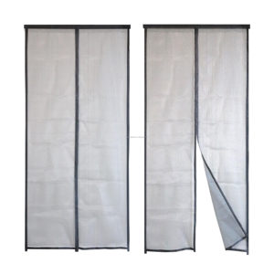 Moustiquaire de porte transparente isolante intégrée avec aimants, <span class=keywords><strong>rideau</strong></span> de porte manuel mains libres, moustiquaire de porte moderne pour la confidentialité en tulle - Product Image 1