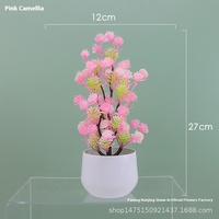 Plante artificielle décorative d'intérieur Gympani, fleurs en plastique en gros, ornements de simulation de rose, décoration de bonsaï