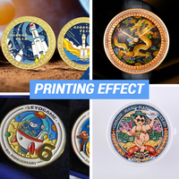Impresora de Monedas de Oro Mejorada con Función de Dibujo por IA, Impresora UV de Cama Plana para Pequeñas Empresas