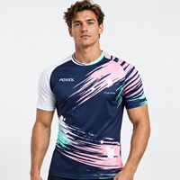 Tenues de football personnalisées à motifs géométriques, kits de sublimation complète pour jeunes académies, uniformes de football OEM avec noms et numéros personnalisés, vêtements d'équipe