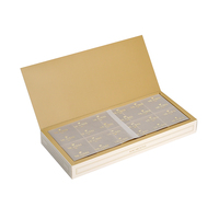 Bonbon Blister Plateau Chocolat Doux Dates Emballage Boîte Cadeau Papier Boîtes Rigides Personnalisées Boîte De Chocolat À La Main Avec Diviseurs