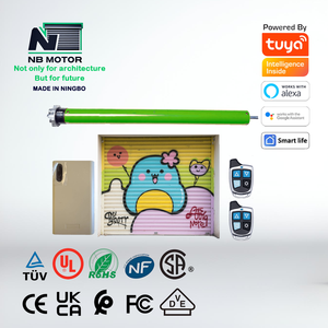 NB MOTOR REROAD Venta al por mayor 45mm con Motor de tubo de persianas tubulares estándar remoto <span class=keywords><strong>para</strong></span> puerta plegable de persiana enrollable - Product Image 2