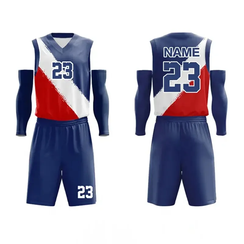 Sublimation Basketball Clothes Quick Dry Custom Basketball Jersey Sets Basketball Hoodies Design