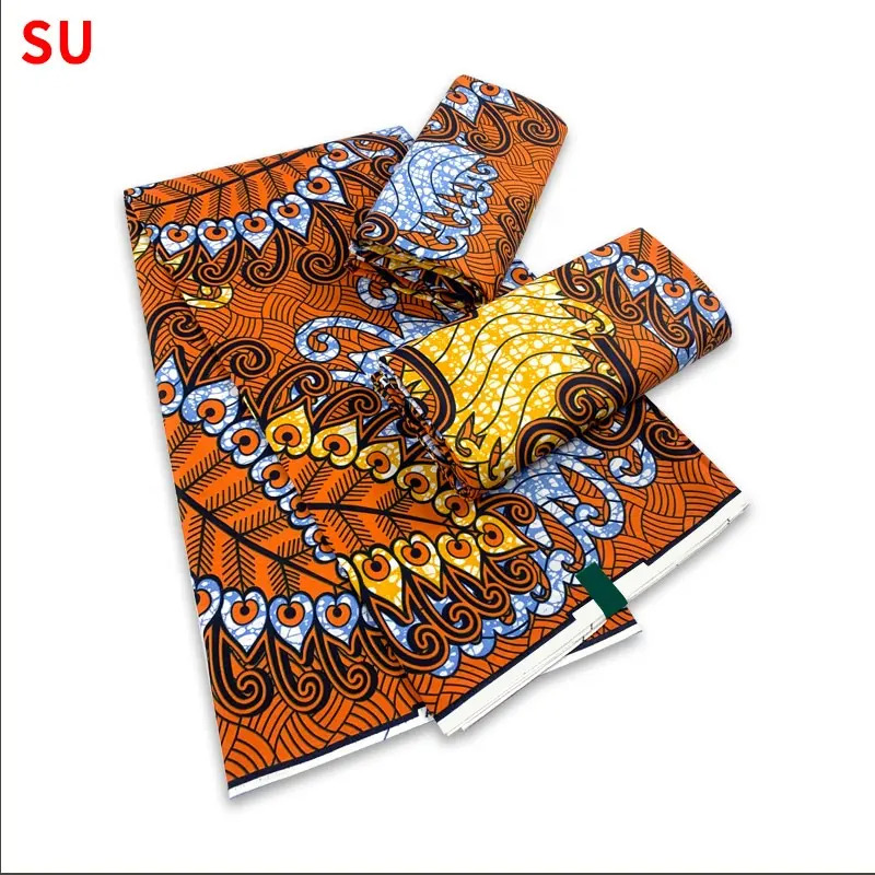Real Wax Prints High Quality African Fabric Wax Print Cotton Clothes Material Fabric