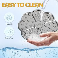 Nouvelle plaque à lécher en acier inoxydable 304 pour alimentation lente, avec ventouse puissante, 4 sections, tapis universel pour chiens et chats