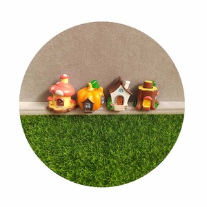 Maison miniature en résine, maison en bois en forme de citrouille, maison champignon, micro-maison de poupée, figurine, décoration de jardin, artisanat - Product Image 6