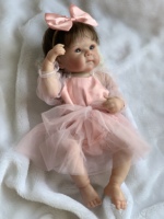 Haute juxtaposition peluches personnalisées Lol Blythe Kid Bebes silicone Reborn poupée peluche moto bandeau Art meubles plaque