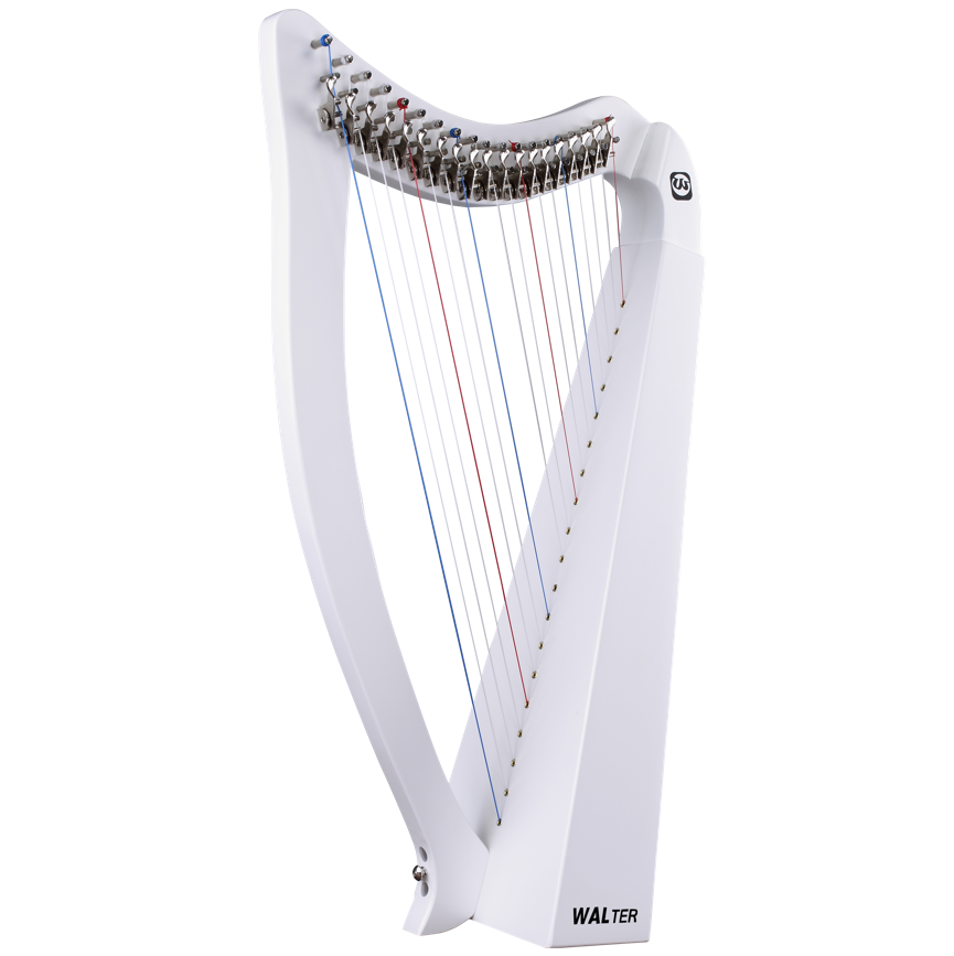 Walter 16-String Lyre Hollow High Quality Mahogany Solid