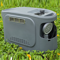 Chauffe-eau à gaz sans réservoir portable pour utilisation en extérieur, camping-car, plage, sports nautiques, design résistant à la corrosion, pomme de douche pliable