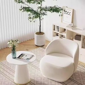 Sofá Individual Moderno de Terciopelo para Sala de Estar y Comedor, Mueble Ecológico y Duradero para Apartamento, Venta al Por Mayor - Product Image 6