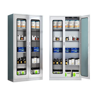 مجموعة وحدات من الفولاذ المقاوم للصدأ ، بأقفال لطب الأسنان مع أقفال لاستخدام غرف الاستشارة في المستشفيات - Product Image 5