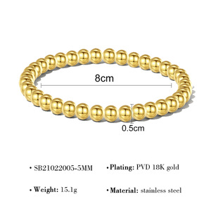 Bracciale in acciaio inox Muliti bracciale in acciaio inox Punk Cuba a catena bracciale con personalità in acciaio al titanio per le donne - Product Image 3