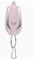 Chargeur portable multifonctionnel W1, mini porte-clés, source d'alimentation d'urgence, chargeur compact avec prise extensible, batterie
