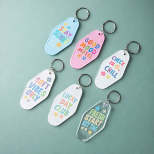 Llavero Metálico Retro para Motel, Personalizado con Grabado, para Hotel, Bar, Cafetería, Resort, Regalo - Product Image 1