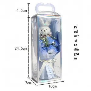 Al por mayor Ramo <span class=keywords><strong>de</strong></span> rosas <span class=keywords><strong>de</strong></span> jabón con diseño <span class=keywords><strong>de</strong></span> conejo en relieve, Regalo para el Festival Qixi, Día <span class=keywords><strong>de</strong></span> San Valentín, Cumpleaños <span class=keywords><strong>de</strong></span> <span class=keywords><strong>mejores</strong></span> <span class=keywords><strong>amigas</strong></span> y niñas - Product Image 4