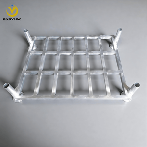 Yilian Sıcak Daldırma Galvanizli İstiflenebilir Çelik Boru Rafı Ağır Hizmet Tipi İç İçe Geçen Depolama Rafı Depo Lojistiği Atölyesi için Gümüş Renk - Product Image 4