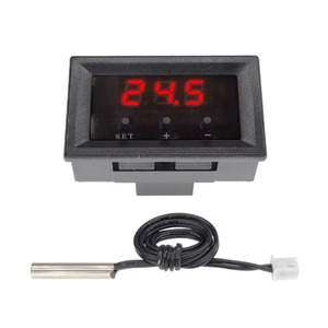 Termostato Digital DC 12V W1209, Placa de Control de Temperatura, Módulo Controlador de Termómetro, LED Rojo, Azul y Verde, Sensor NTC Impermeable - Product Image 1