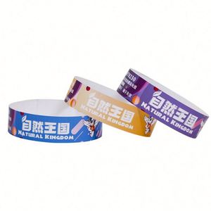 Bracelet en papier DuPont personnalisé pour événements, festivals de musique, billets d'entrée, identification jetable au poignet - Product Image 3