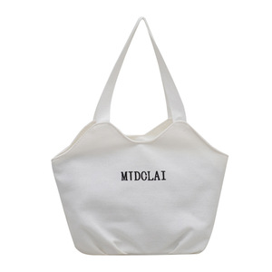 <span class=keywords><strong>Sac</strong></span> fourre-tout <span class=keywords><strong>de</strong></span> luxe en toile avec poignée en bambou, grande capacité, pour femme, collection 2026, <span class=keywords><strong>sac</strong></span> à bandoulière, <span class=keywords><strong>sac</strong></span> à main, logo personnalisé - Product Image 4