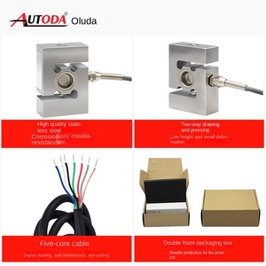 Sensor Gaya Tarik dan Tekan Ouluda AT8313 50kg Timbangan Modul Hopper Aliran Sabuk-S 200kg - Product Image 2