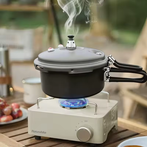 NB FAVOUR <span class=keywords><strong>Olla</strong></span> <span class=keywords><strong>a</strong></span> presión de aleación de aluminio de fondo plano para exteriores <span class=keywords><strong>Olla</strong></span> duradera para acampar y hacer senderismo - Product Image 5