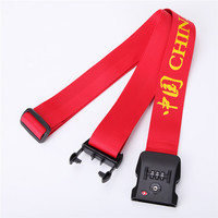 Ensembles de bagages de valise en nylon sangles de bagages ceinture de valise robuste serrures Tsa pour serrure à combinaison de bagages
