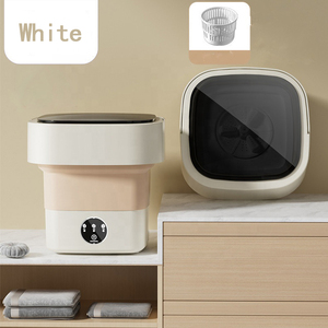 เครื่องซักผ้า all-in-one แบบล้างและแห้งพับได้ 8 ลิตรในครัวเรือน, เครื่องซักผ้าขนาดเล็ก, เครื่องซักผ้าแบบพกพา