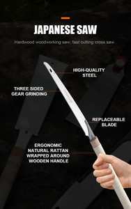 <span class=keywords><strong>Kataba</strong></span> Scie à tranchant simple Scie à main japonaise professionnelle 10.5 "Outils de travail du bois - Product Image 4