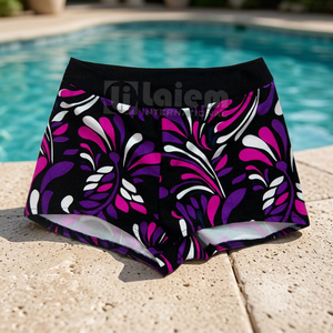 Shorts Deportivos de Compresión para Mujer Laiem International, Cintura Alta, Transpirables, Protección UV, Duraderos, para Fitness - Product Image 3
