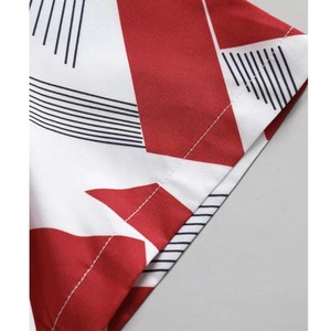 Costume d'été pour homme avec logo personnalisé, imprimé personnalisé, revers, manches courtes, shorts, chemise décontractée pour les vacances - Product Image 2