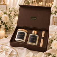 AIKUN – Coffret diffuseur de parfum d'ambiance de luxe, échantillon d'un jour, sans alcool, parfum naturel, logo personnalisé imprimé
