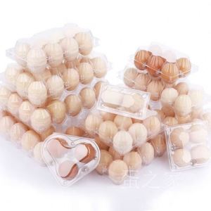 Barquette à œufs transparente jetable en plastique, 4, 6, 8, 9, 10, 12, 15, 16, 20, 30 alvéoles, pour les agriculteurs - Product Image 1