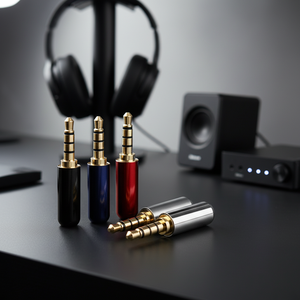 Dajiang en stock <span class=keywords><strong>Mini</strong></span> connecteur mâle <span class=keywords><strong>TRRS</strong></span> 4P 3,5 mm en cuivre, câble auxiliaire, prise casque - Product Image 3