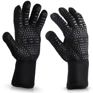 Guantes para horno BBQ Grill Guantes resistentes al calor Guantes para parrilla resistentes al corte - Product Image 1