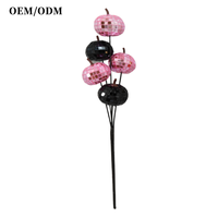 Ornements réfléchissants en forme de boule à motifs floraux disco, fabriqués sur mesure, écologiques, pour les fêtes de festival et les anniversaires