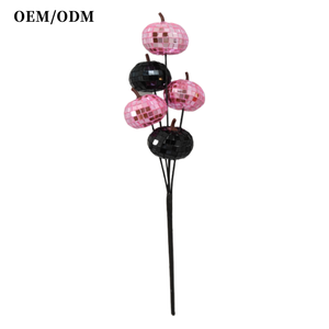 <span class=keywords><strong>Espejo</strong></span> Decorativo con Diseño de Flores Disco, Artesanía Ecológica Personalizada de Fábrica, Adornos Reflectantes para Fiestas de Cumpleaños y Festivales - Product Image 1