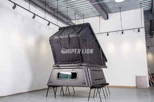 <span class=keywords><strong>Tenda</strong></span> da tetto triangolare rigida in alluminio per campeggio, tende da tetto rigide in alluminio, i pannelli solari possono essere acquistati separatamente - Product Image 4