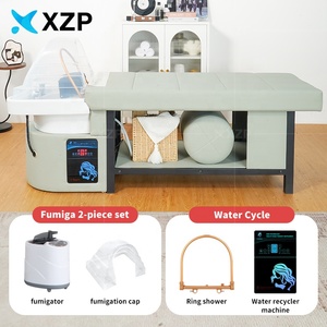 Mobilier et équipement pour salons de beauté et coiffure - Lit de lavage japonais pour spa capillaire - Lit de massage et de lavage pour salon de beauté - Product Image 4