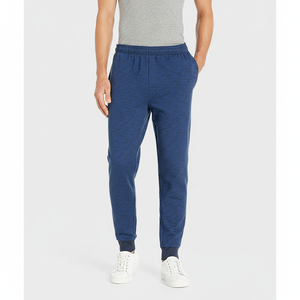 <b>Mens</b> <b>Navy</b> Blue <b>Jogger</b> Sweatpants Elastic Waistband Cuffed Ankles Casual Lightweight Comfortable Athletic Lounge Pants breathable - Product Image 1